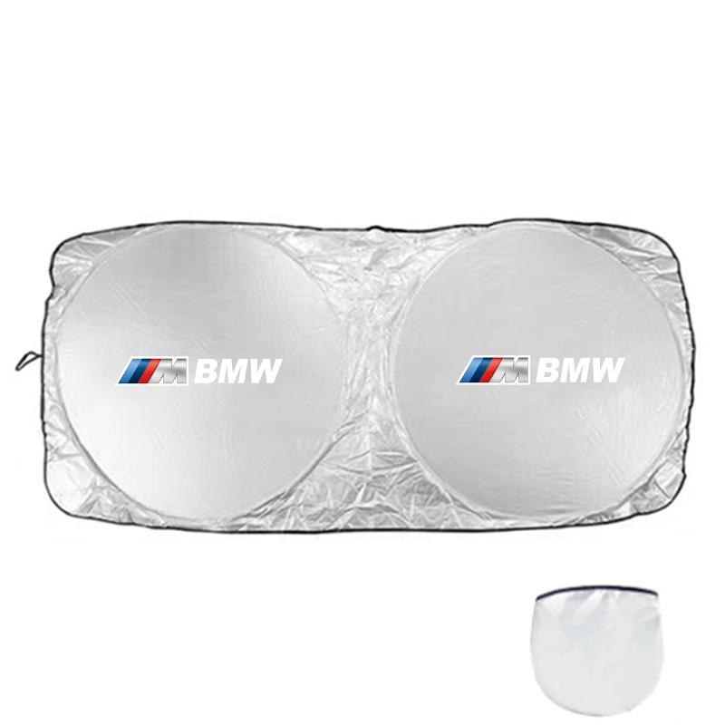 CTCE1 Keychain Car Windshield Sun Shade Cover Blocks Rays Protector Auto Interiors For BMW Performance F30 i4 F10 E90 F20 E46 E60 E70