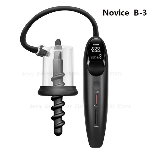 Male Electric Anal Prostate Massager Vacuum Vestibular Suction Stimulate Alternative Sex Toys Anal Toys Silicone Anal Plug