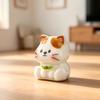 6Pcs Cat Figurine Miniature Diy Decor Lovely Kitten Ornament Home Desk Car Dashboard Micro Landscape Mini Crafts Decoration