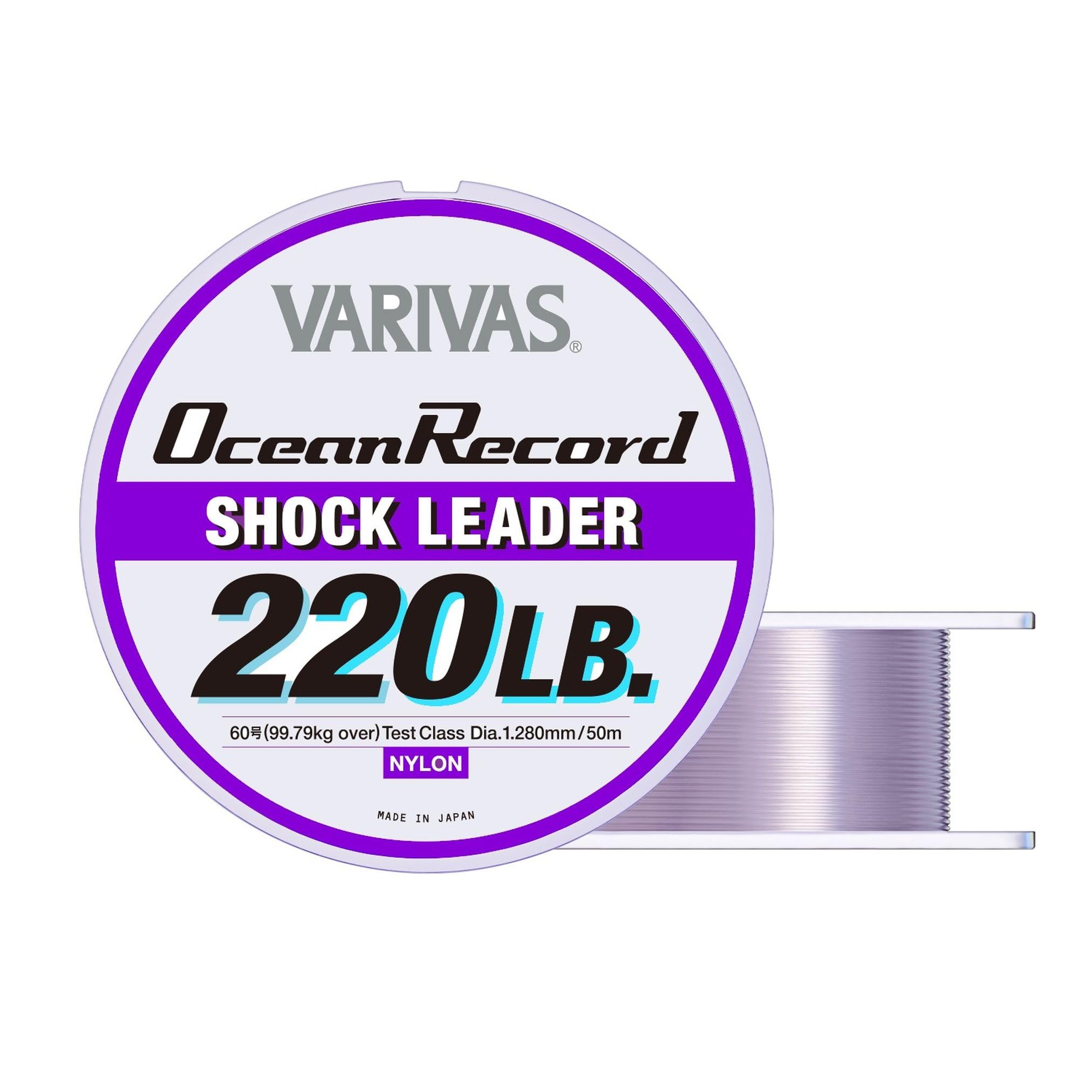 

Maurice VARIVAS Leader Ocean Record Shock Leader Nylon 50m 60 220lb Misty Purple No.
