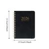 PU Leather Cover 2026 Weekly Monthly Planner A5 Daily Planner Notepad Daily Notebook  Work