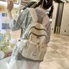 Large Capacity Backpack Junior High School Student Schoolbag Women's Lightweight Backpack