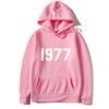High Street 1977 Trendy Brand Fashion Printed Hooded Sweater Men's and Women's Jacket Couples Sweatshirt