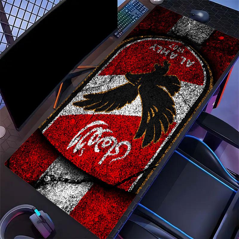 Al Ahly Sporting Club Mouse Pad, Large Gaming Desk Mat, Non-slip XXL Mousepad for Laptop & Tablet, Mini PC Playmat with Stitched Edges