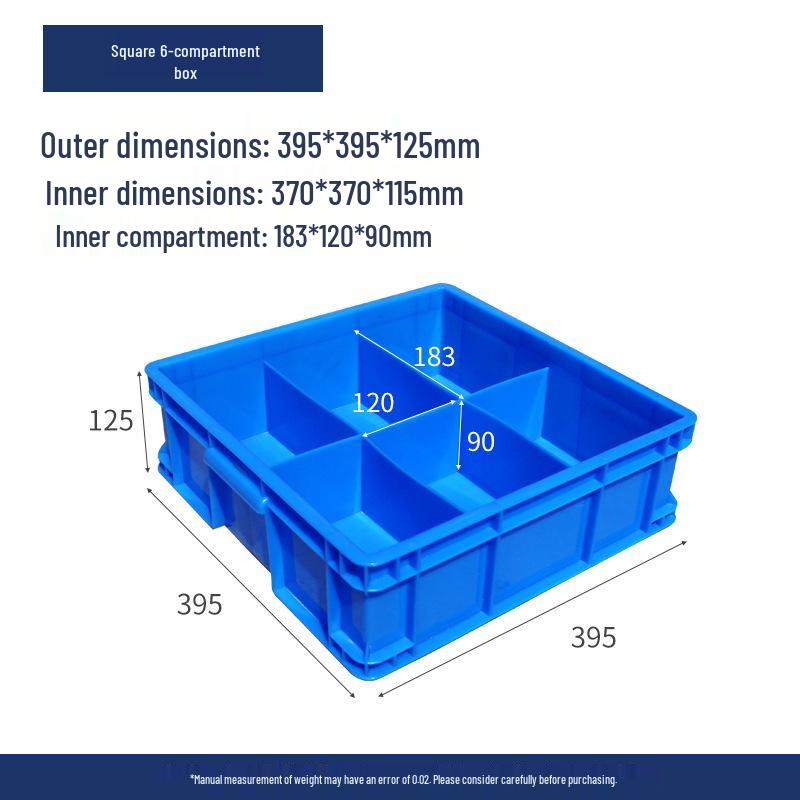 Plastic Multi-Compartment Tool Storage Box