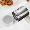 1PC Duster With Cover Cocoa Powder Coffee Stainless Steel Duster Fine Mesh Bucket Seasoning Bottle
