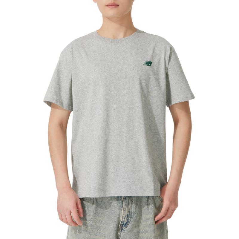 New Balance T-shirt Uomo Grigia SS25 AMT52331-GHM