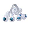 LED Halloween Ghost Eye String Lights - Flashing Eyeball Battery Decor