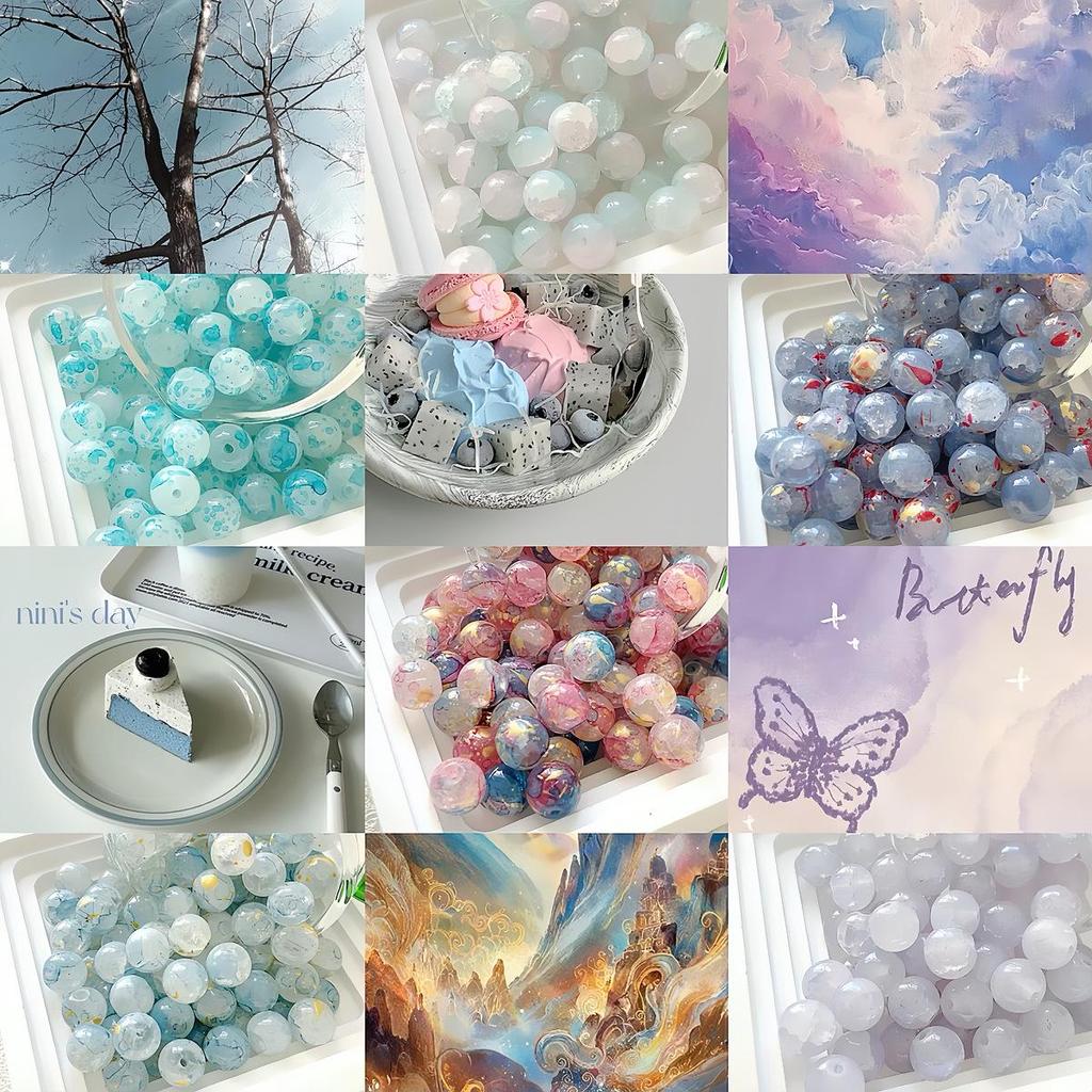 10mm Handmade Lampwork Loose Beads: Perfect for DIY Bracelets, Necklaces, and Accessories