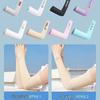 Unisex Ice Silk UV Protection Sleeves for Cycling and Outdoor Activities - Sun Protection with Printed Patterns