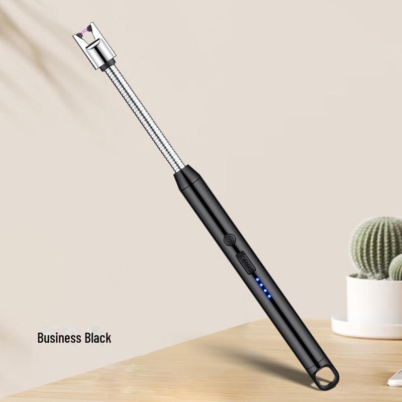Rechargeable Rotating Kitchen Gas Lighter with 360° Flexible Extension Hose