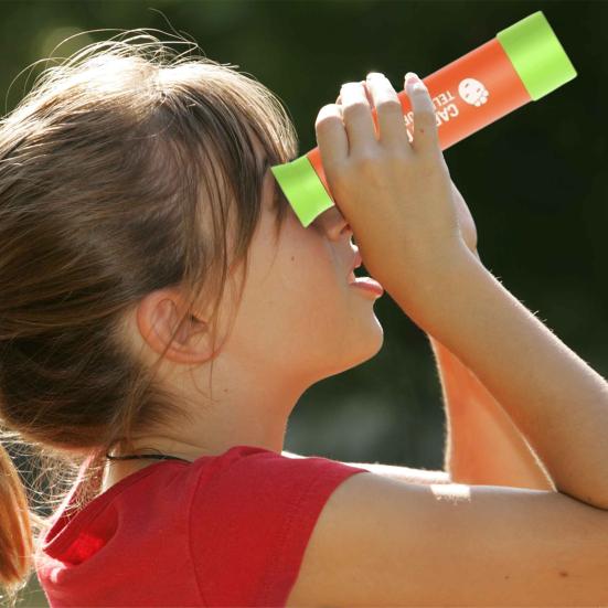 Retractable Kids Telescope 8X Magnification Clear Lens Portable Outdoor Hiking Bird Watching Concert Toddlers Monocular Telescope Toy Boys Girls Gift