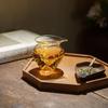 250ML New Chinese Crystal Glass Fair Cup Thickened Glass Tea Separator Tea Sea Transparent Kung Fu TeaSet Accessories Decoration