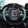 For New Peugeot 308 III  2022 Car Steering Wheel Cover Carbon Fiber + Suede + PU Leather Non-slip Auto Accessories Interior