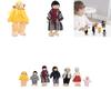 Handcrafted Wooden Family Puppets Jointed And Lifelike Ideal For Display Or Play