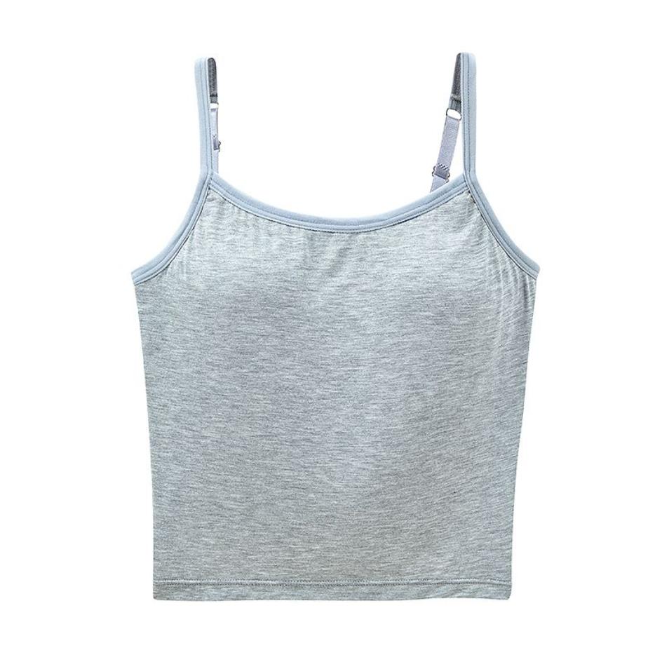 Camisole Women With Chest Pads Inner Wear Outer Wear Underwear Bottoming Beautiful Back Bra Top
