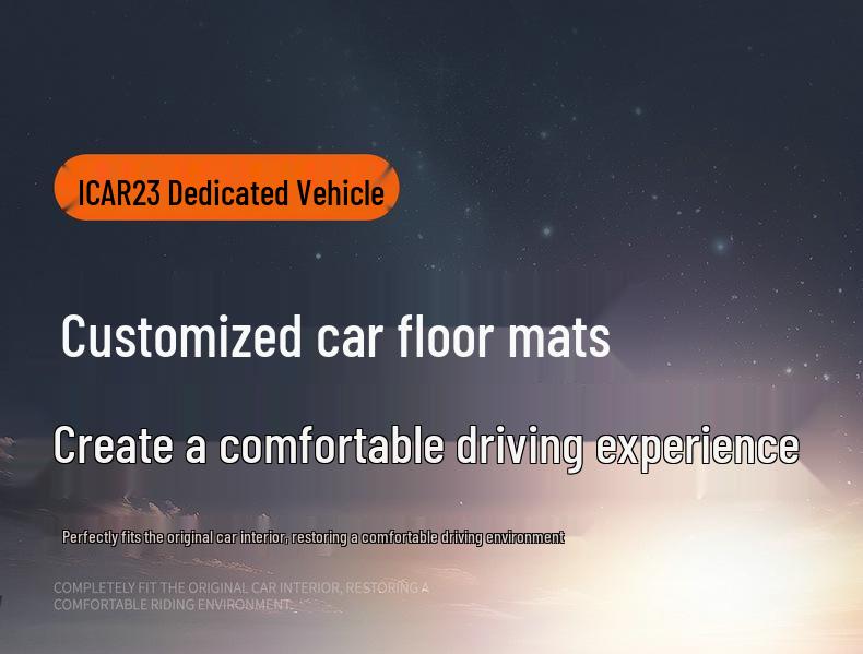 TPE All-Inclusive Floor Mats for Chery iCAR Super V23 - Fits 26 Models