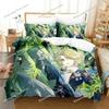 Anime Honkai Star Rail Bedding Set Duvet Cover Bed Set Quilt Cover Pillowcase Comforter King Queen Size Boys Adult Bedding Set