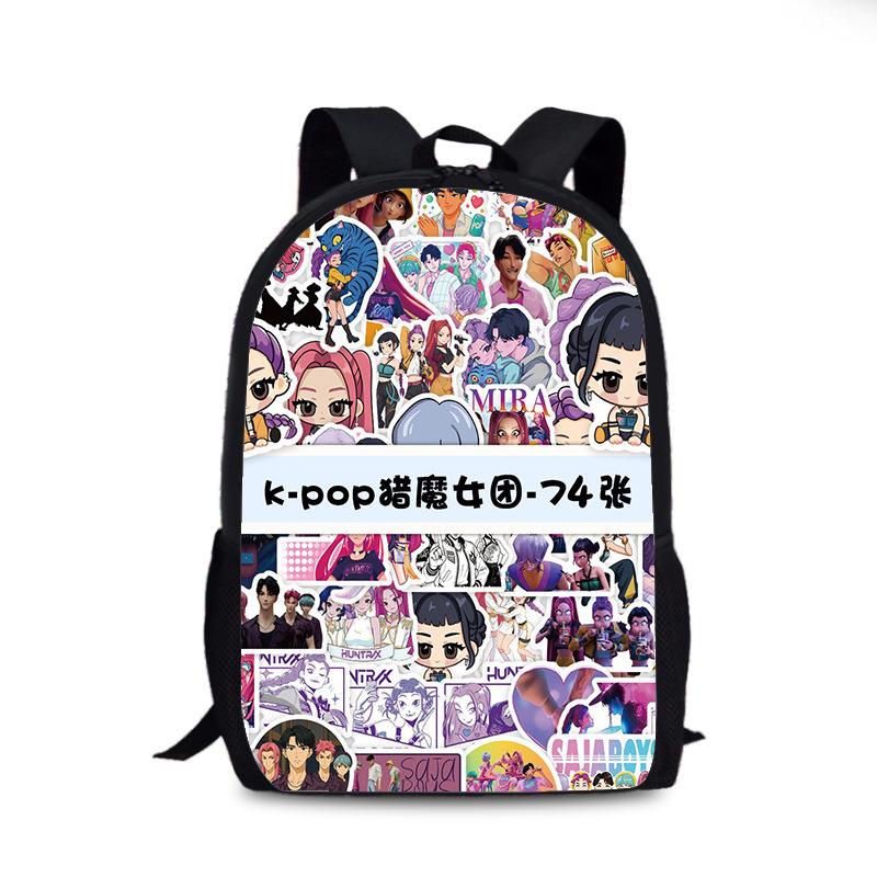 Witch Hunters Backpack Kpopdemonhunters Student Children'S School Bag