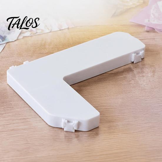 Guida all'allineamento Talos Paper Art con etichette colorate e marcature dimensionali, da 1/16 a 1/2 pollice, 7 distanziatori per realizzazione di biglietti, scrapbooking, lavoretti fai-da-te, custodia