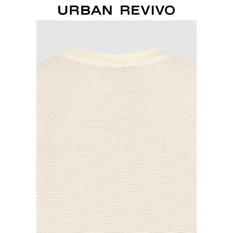 UR Herren Texturiertes lockeres Kurzarm-T-Shirt