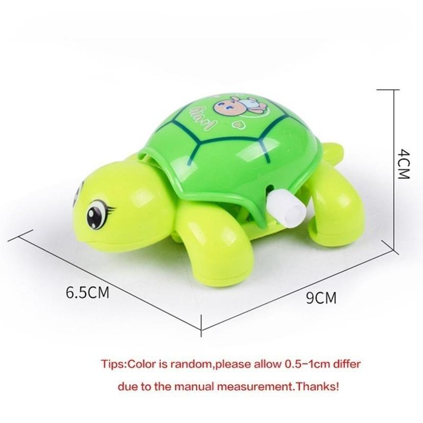 Cartoon Animal Clockwork Tortoise Baby Turtles Toys Infant Crawling Wind UpToy Educational Kids Cla