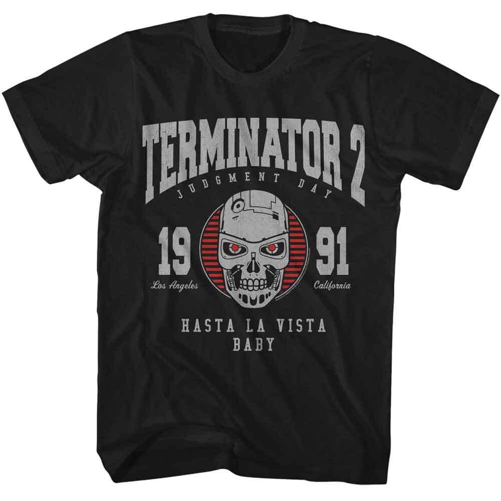 Terminator 2 Judgement Day Los Angeles 1991 Hasta La Vista Baby Men T Shirt L