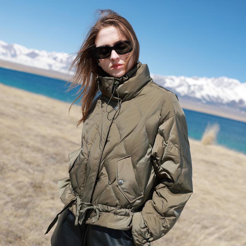 

Sancai Women s Lightweight Stand-Collar Down Jacket XL 170/92A