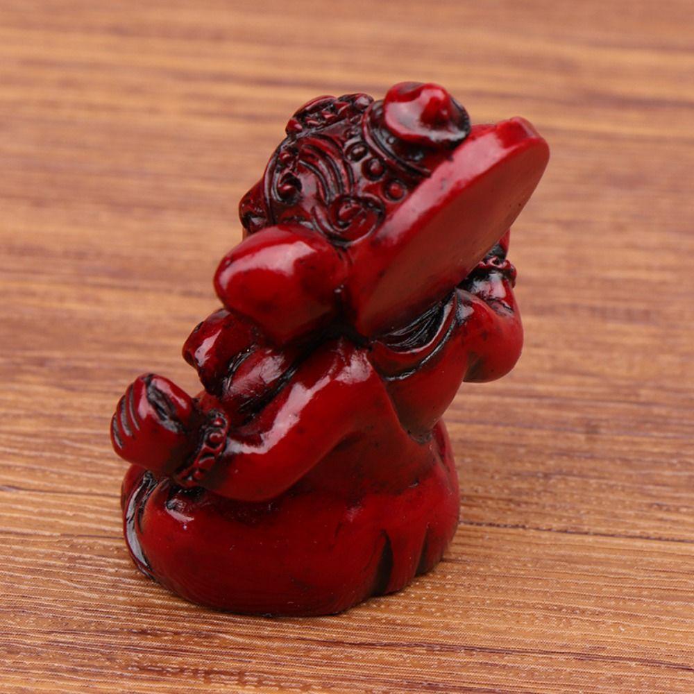 Decorative Ganesha Buddha Statue Handicraft Rresin Ganesha Ornaments  Car Decor