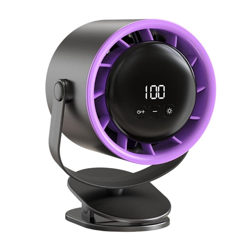 Small Desk Fan with 360degree Rotation Low Noise Fan Suitable for Baby Strollers Office Home Travel and Outdoor Activity