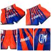 Muay Thai Kickboxen Boxen MMA UFC Blau Orange Stern Lässige Shorts Fitnessstudio Sport Unisex Herren Damen Workout Schnelltrocknend Druck Elastisch Hohe Taille Training