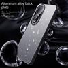 For Honor 90 90 Pro AG Aluminum Alloy TPU Soft Lens Integrated Anti-Slip Phone Case