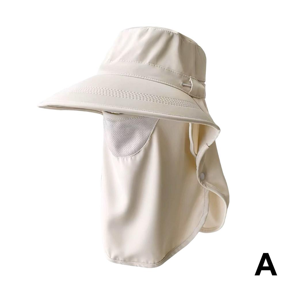 Summer Travel Sunshade Sunblock Hat For Women Full Coverage Large Eaves Empty Top Anti-UV Sun Hat Travel Beach Hat