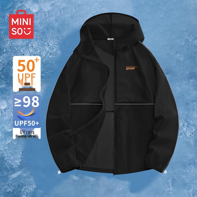 MINISO Herren UPF50+ Kühlende Sonnenschutzjacke