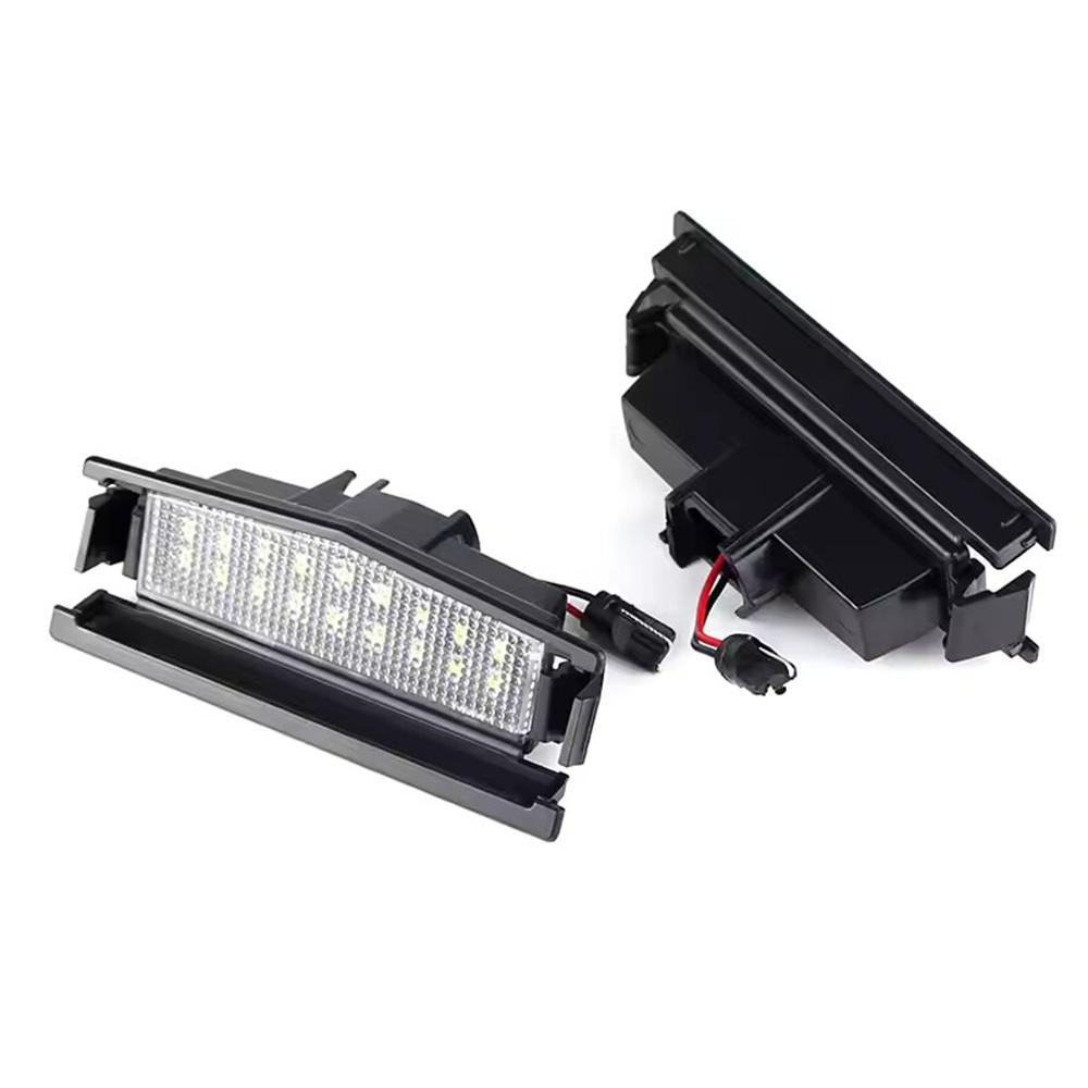 

2 Pcs White LED License Plate Lights Tag Lamp For Mazda MX5 Miata 2016-2022