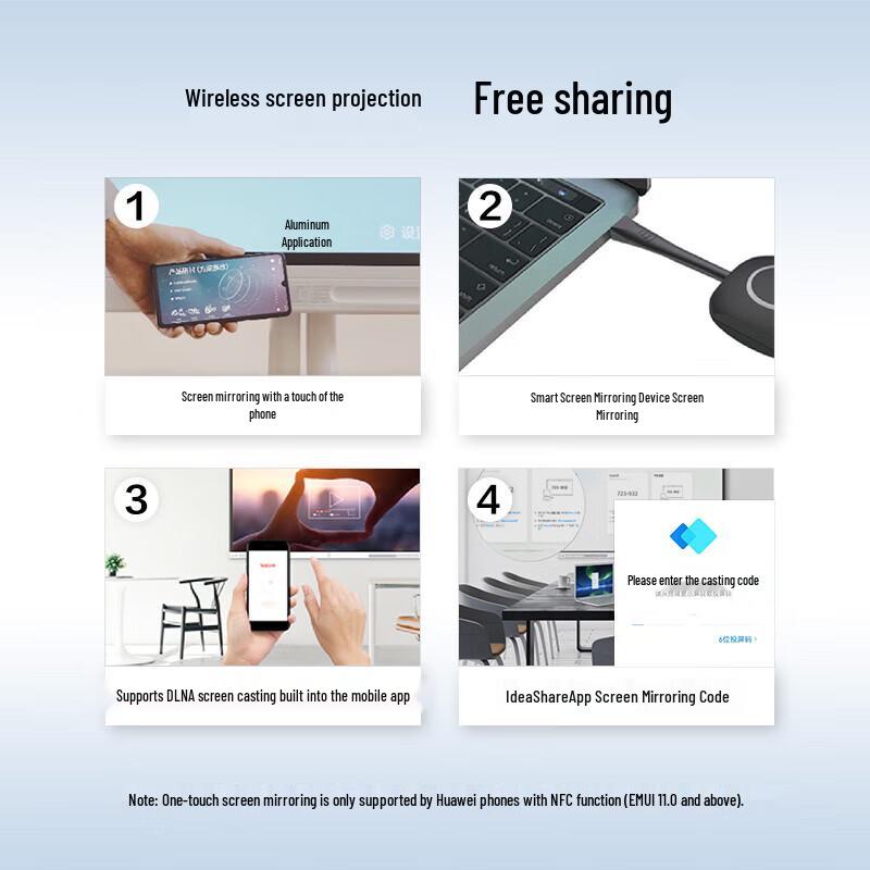 Huawei IdeaHub S 65-inch Smart Collaboration Board (CN Version)