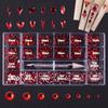 Nail Art 21 Grid Rhinestone Box Nail Art Diamond Flat Bottom Special-Shaped Diamond Nail Rhinestone Nail Art Jewelry Set