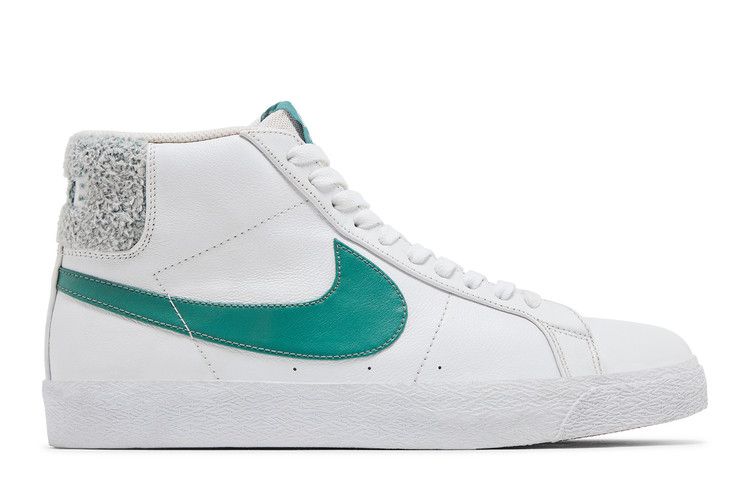 Men's Sneakers Nike SB Zoom Blazer Mid White Bicoastal White/Bicoastal-Bicoastal