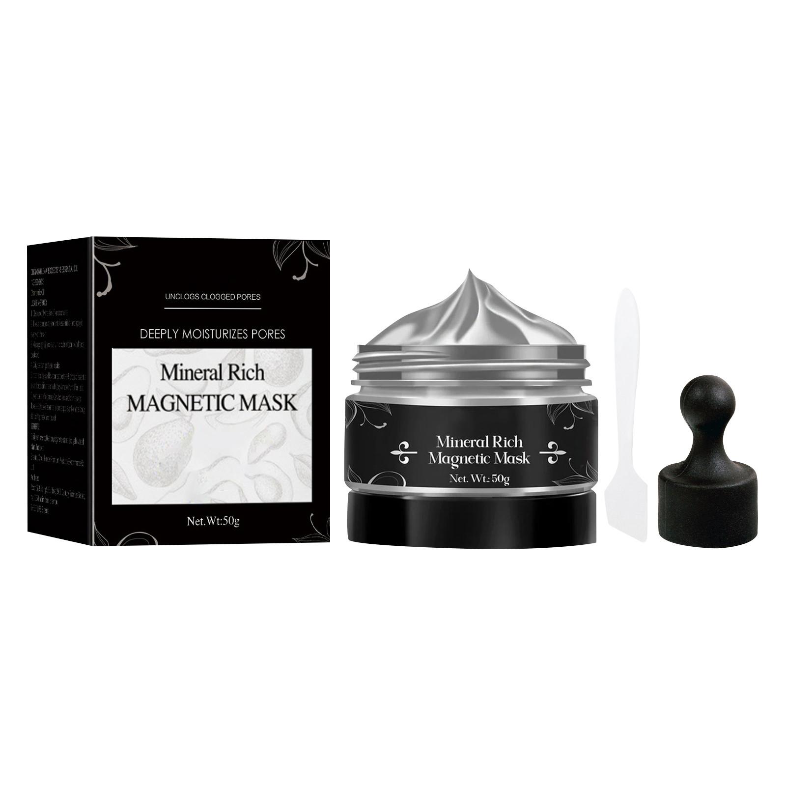 

Маска для лица от угревой сыпи, удаляющая угри и прыщи, осветляющая поры, укрепляющая и контролирующая жирность кожи One Size чёрный