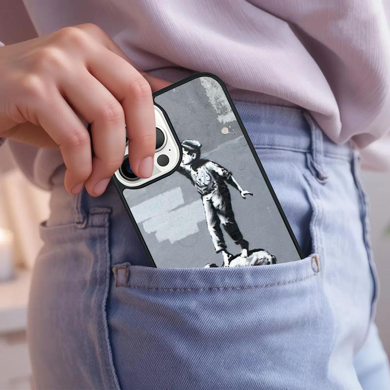 Graffiti Phone Case For iPhone 17 Air 15 16e 14 13 Pro Max Coque 12 11 Pro Max PLUS Cover