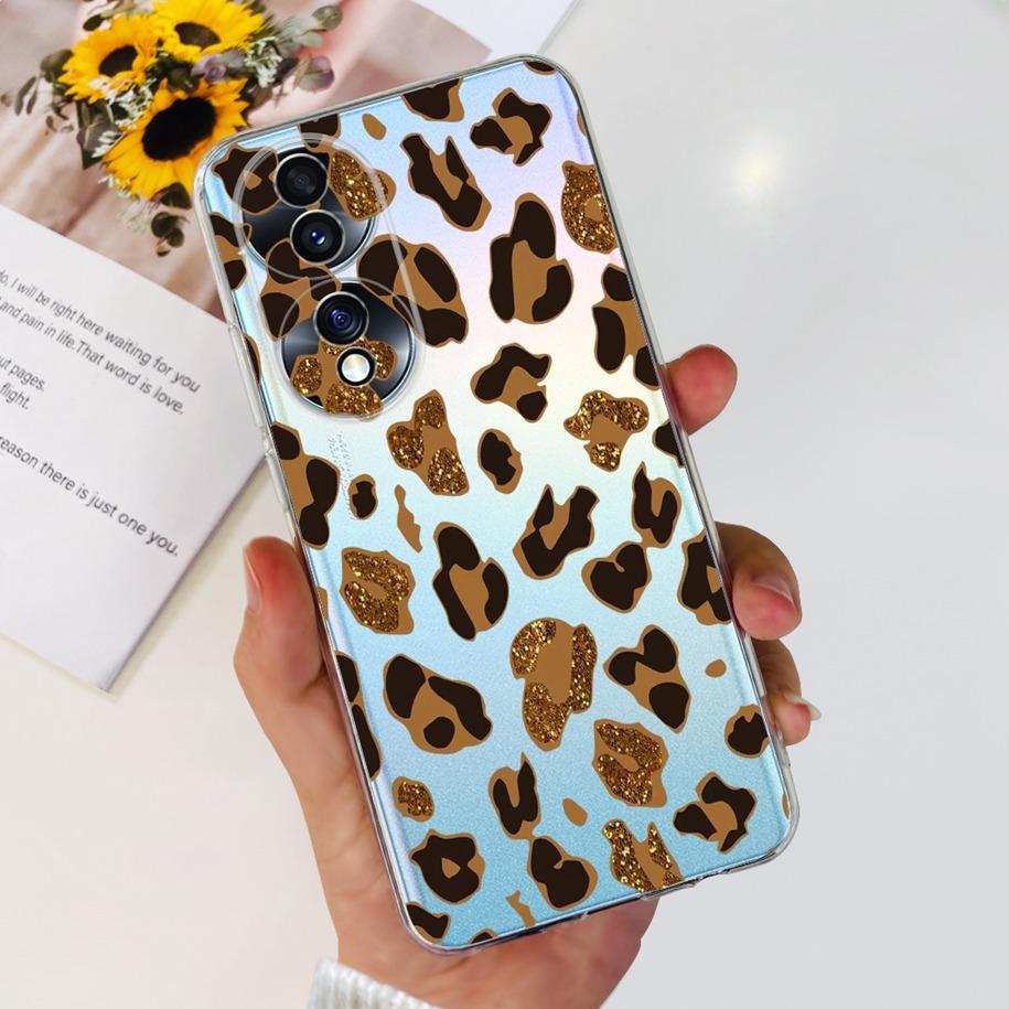 For Honor 70 Lite Case RBN-NX1 Shockproof Cover Fashion Flower Clear Silicone Soft TPU Phone Case For Honor 70 Pro Honor70 Coque