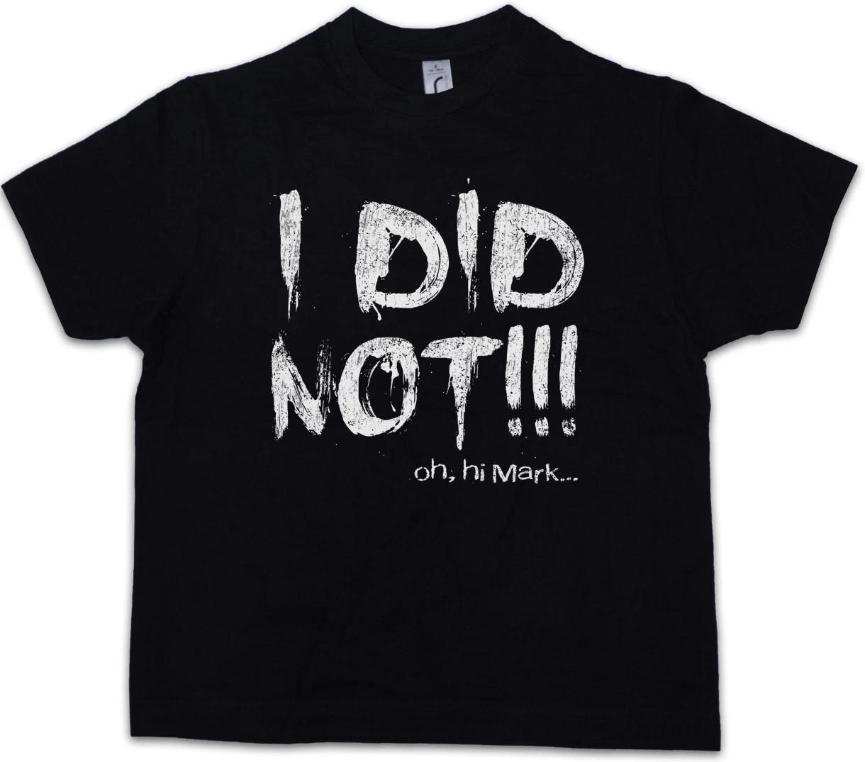Я Не Дети Мальчики Футболка Джонни О Привет Марк Комната ударил ее Веселый Уайзо 140