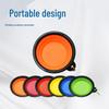 Portable Folding Pet Food Bowl for Dogs and Cats - Outdoor Travel Bowl