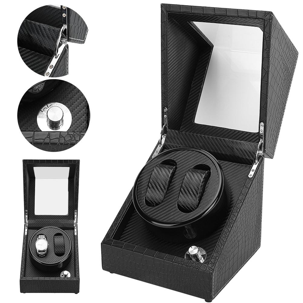 2 + 0 automatische Uhr Wickler Box Display Lagerung Box für Armbanduhr Mechanische Uhr