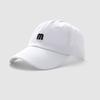 Soft Top Baseball Cap Children's Simple Versatile Letter Embroidered Baseball Cap Wide brim Small Face Outdoor Shade Cap