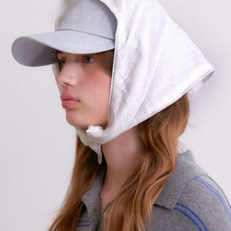 OVLA diamond daisy lace kercheif_2color KE002