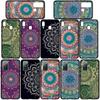 Dla iPhone 16 15 Xiaomi Redmi Note 14 13 12 11 Pro Max X 8 16e Samsung Galaxy S25 S24 S23 Moto OPPO Huawei Tekstura Kwiatu Paisley Mandala Etui Kwiatowe