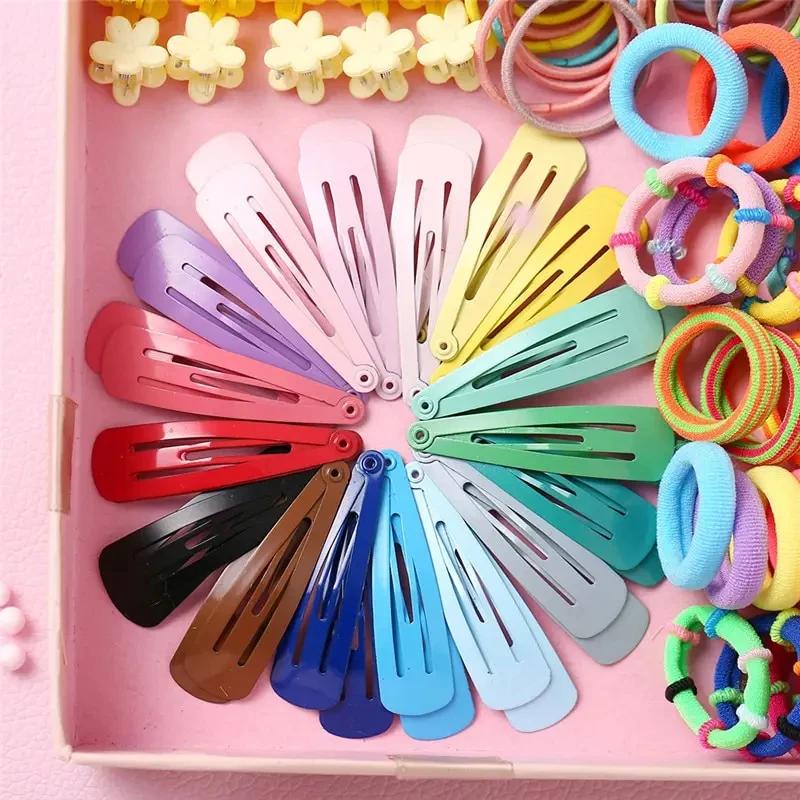 780pcs Girls Hair Accessories Cute Cartoon Hair Bands Bandeau Cheveux Scrunchies Korean Elastic Hairband Kids Rubber Bands Gift