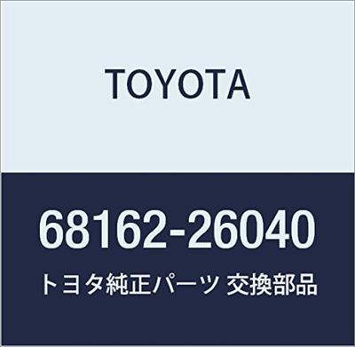 Genuine Front Door Glass Weatherstrip Assembly for Toyota Part Number (Outside Left) Hiace/Regius Ace, 68162-26040