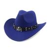 New artificial schammy Western Cowboy Hat For Men Gentleman Jazz Hats Panama Cowgirl Hat Sombrero Hombre